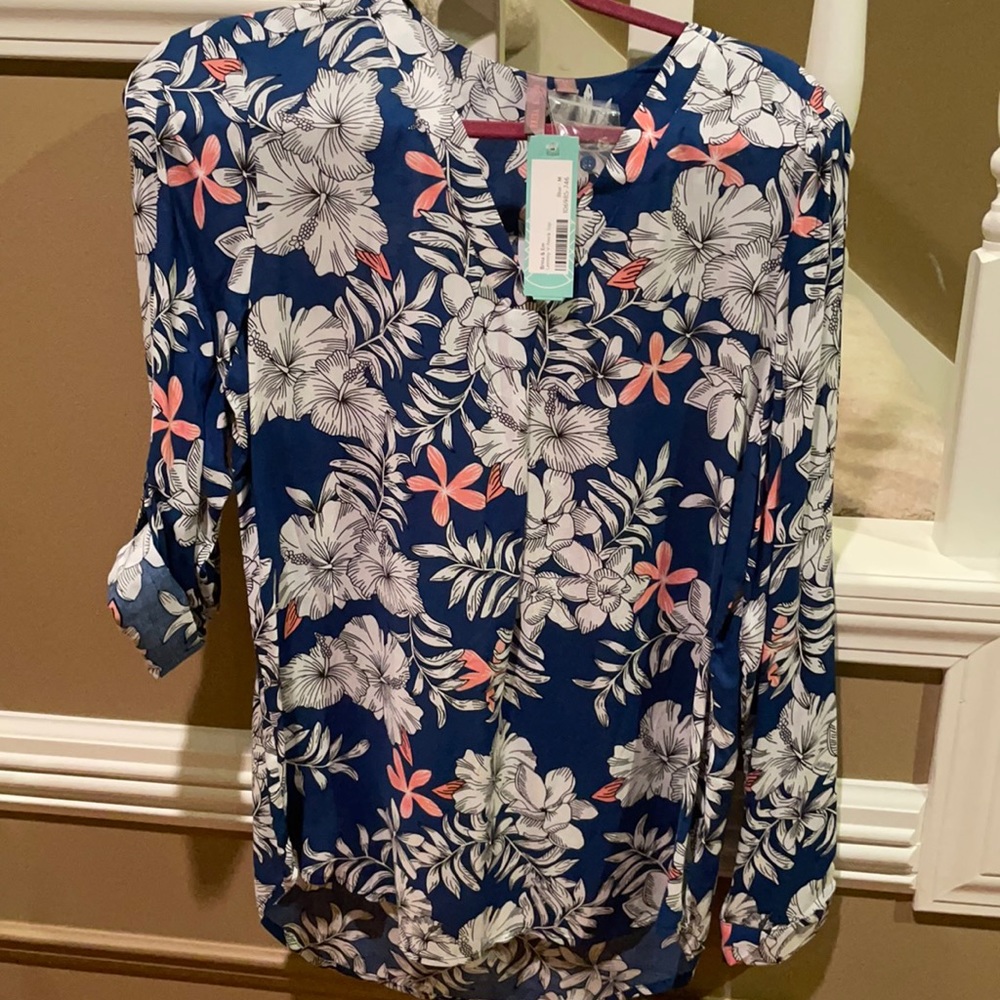 NEW WITH TAGS- woman’s floral blouse